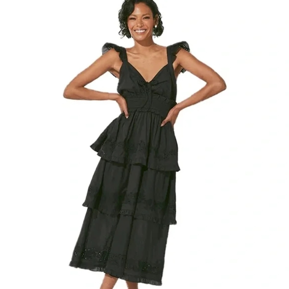 Cleobella Black Midi Dress